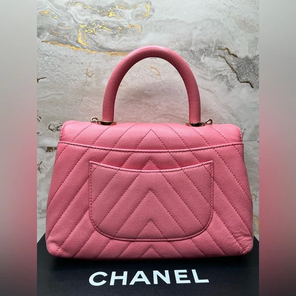 #038280BB SM Pink Coco Top Handle - Picture 4 of 10